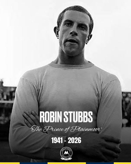 Robin Stubbs Death Obituary: Torquay, England, Torquay United Legend Known as “The Prince of Plainmoor” Dies